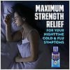Product packaging with text 'Maximum Strength Relief' for joint, muscle, and ligament pain.