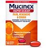 Mucinex Rapid Ease Cold and Flu Relief Caplets packaging