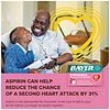 Advertisement for Bausa showing a family with a child, with text about heart attacks.