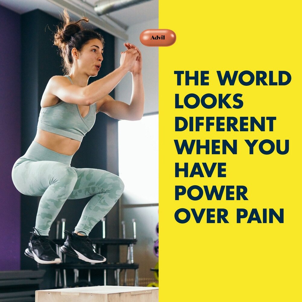 Advil Pain Reliever/Fever Reducer 200 MG Ibuprofen Caplets