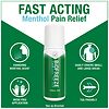 Pain relief product with green and white packaging on a white background