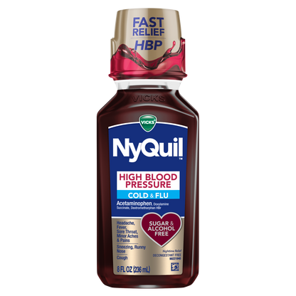 VICKS NYQUIL MAX STRENGTH HIGH BLOOD PRESSURE COLD & FLU