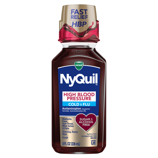 VICKS NYQUIL MAX STRENGTH HIGH BLOOD PRESSURE COLD & FLU