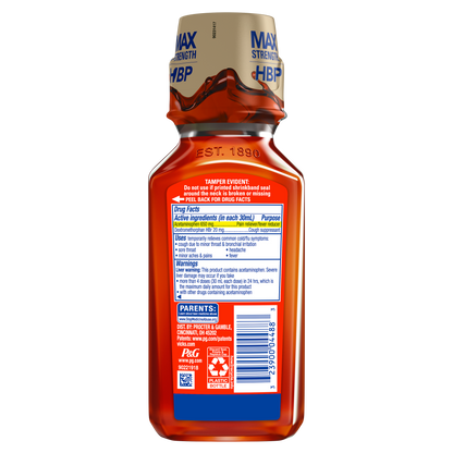 Vicks DayQuil High Blood Pressure Non-Drowsy Cold & Flu, 8 fl oz