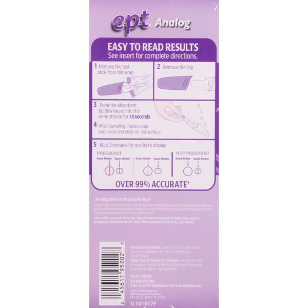 E.p.t Early Pregnancy Test, 2-Count
