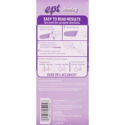E.p.t Early Pregnancy Test, 2-Count