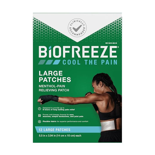BIOFREEZE Cool The Pain Patches Large, 5.0 EA