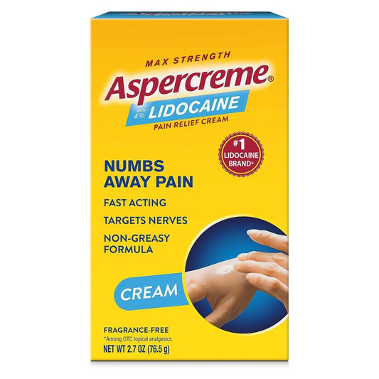 Aspercreme Lidocaine Pain Relief Cream, 4.3 OZ