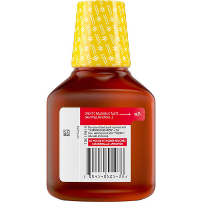 TYLENOL Cold + Flu Severe Flu Medicine, Honey Lemon, 8 fl oz