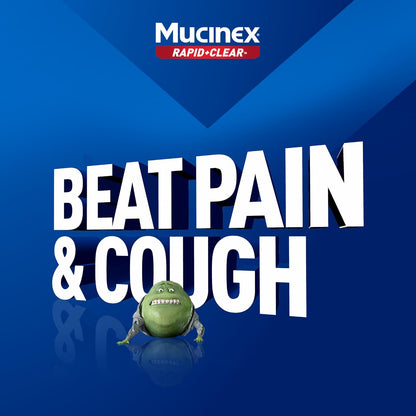 Mucinex Rapid+Clear Maximum Strength Cold & Cough Medicine, Rapid Release Liquid Gels, 16 Count